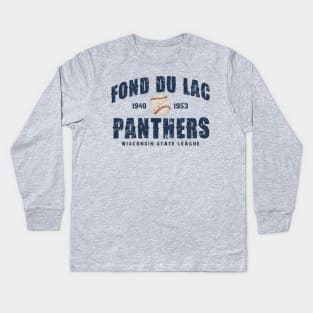 Fon Du Lac Panthers Kids Long Sleeve T-Shirt